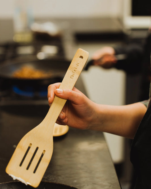 Chef-Kids Spatel & Lepel Set van Bamboe – Duurzaam & Veilig voor Kids Chef-Kids Shop