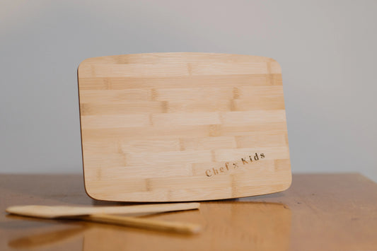 Chef-Kids Snijplank van Bamboe – Kindvriendelijk & Duurzaam Chef-Kids Shop